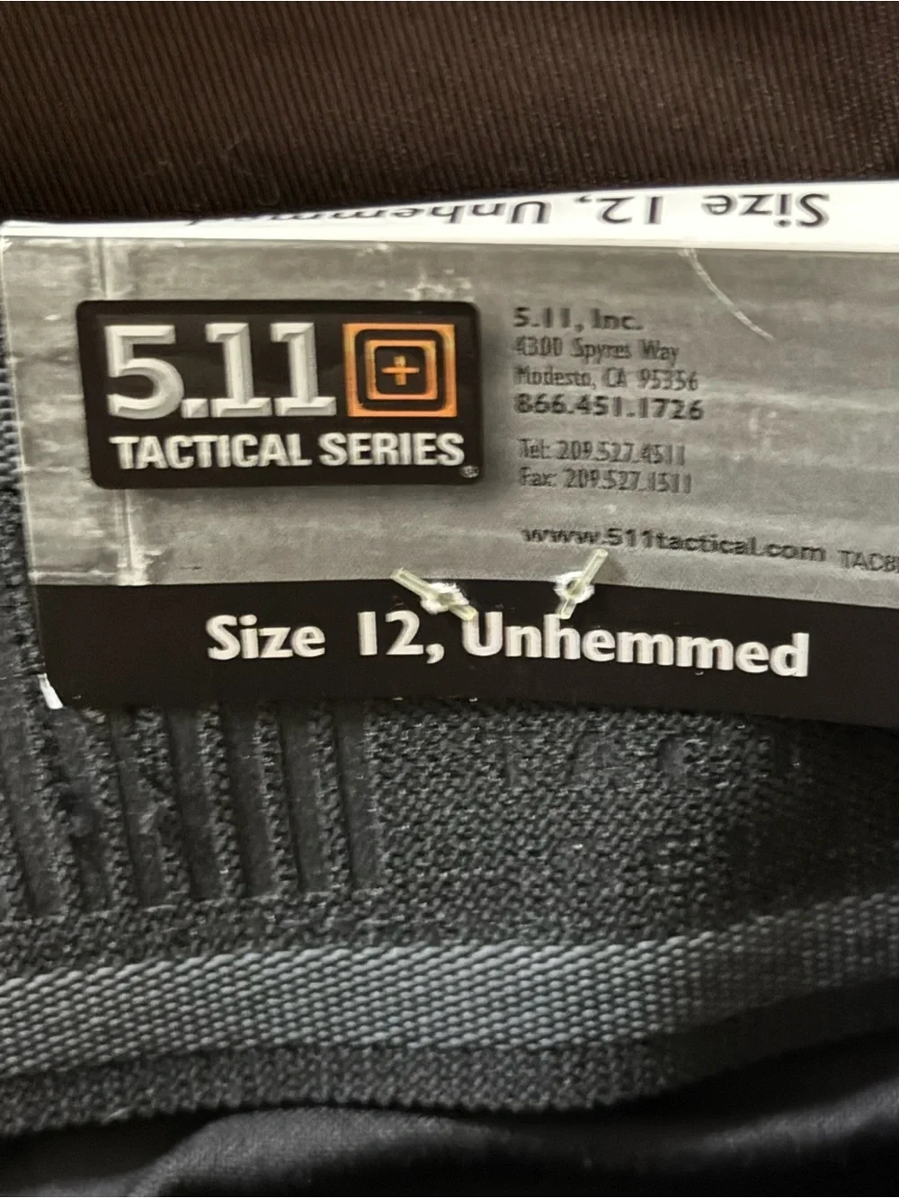 5.11 Tactical Men's Brown Chinos - Straight Fit Tactical Pants